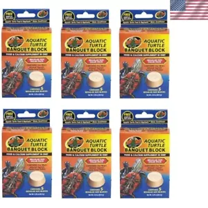 Aquatic Turtle Food Blocks - 6-Pack Nutrition & Calcium Supplement, 0.83 Oz Each - Picture 1 of 2