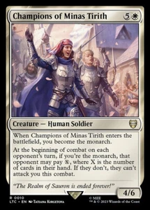 *MtG: 2x CHAMPIONS OF MINAS TIRITH - Commander Lord Rings Tales of Middle-Earth* - Bild 1 von 1