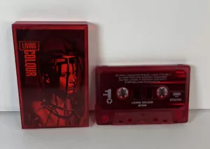 LIVING COLOUR Cassette-Stain (red tape and case) - Picture 1 of 6