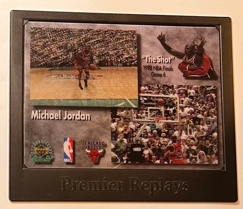 1998 NBA Finals Game 6 Upper DeckMicheal Jordan “Last Shot” Premier Replay Cover