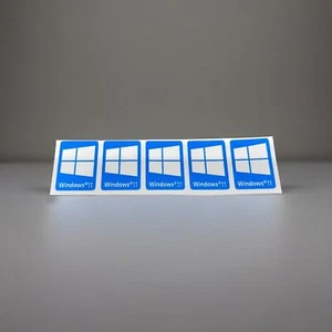 5x Windows 11 Aufkleber Blau Sticker LOGO Badge Label Decal Blue Vinyl - Bild 1 von 11