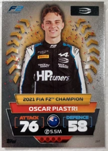 2022 Topps F1 Turbo Attax - Foil Card #297 Champions - Oscar Piastri - Picture 1 of 1