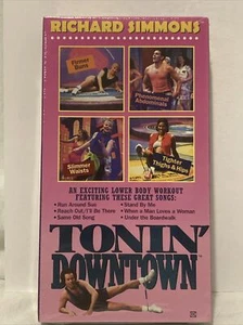 Richard Simmons Tonin' Downtown Exercise VHS Sealed New - Picture 1 of 1