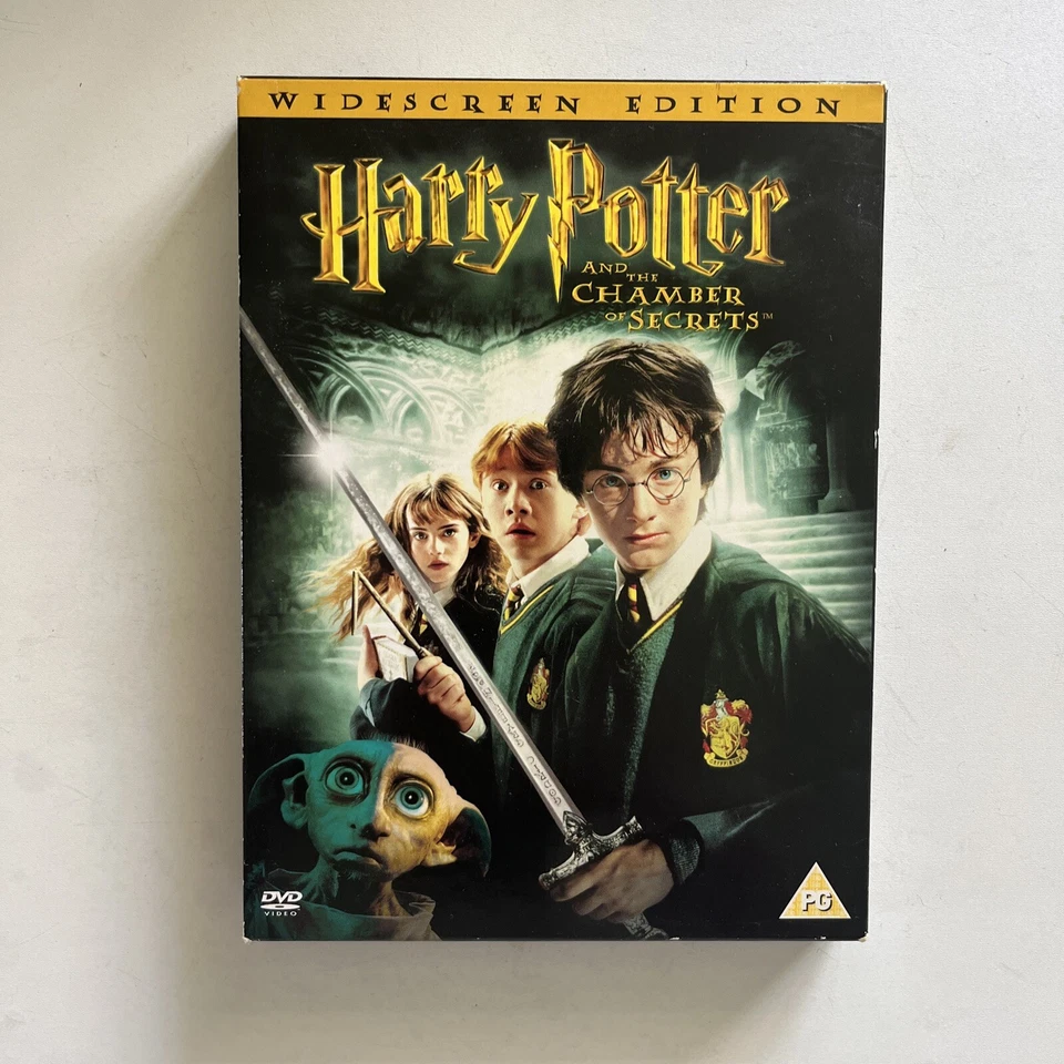 Harry Potter and the Chamber of Secrets  (DVD, 2002) 2 disc set Region 2 UK  - Image 1 of 4