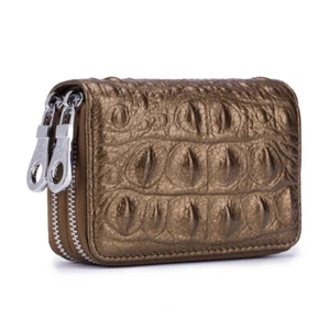 RFID Blocking Credit Card Holder Genuine Leather Wallets for Men Women Case US - Picture 1 of 78