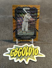 2023 Panini Prizm LOU BOUDREAU PRIZM PARALLEL Orange Wave /50 #295 TZ