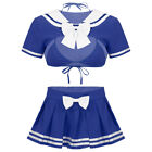US Women's Sexy School Girls Uniform Outfits Sailor Suit Japanese Anime Cosplay