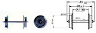AC Replacement Wheel Set - 2 St Axis Length 25 MM Fleichmann 6561 Gauge H0