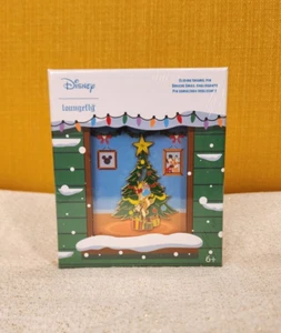 Loungefly Disney Chip N' Dale Holiday Tree Ornaments Sliding 3" LE Pin NEW - Picture 1 of 11