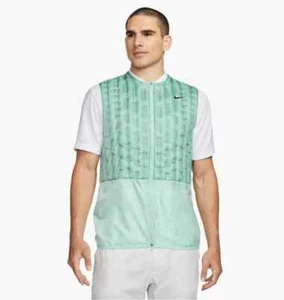 NWT MEN'S NIKE GOLF THERMA FIT ADV REPEL FULL ZIP VEST DX6078-346 JADE ICE SZ XL - Picture 1 of 8