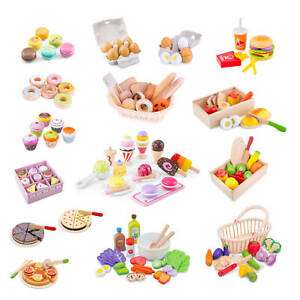 Spiel Lebensmittel Holz Spielzeug Zubehör Kinderküche Kaufladen Spielküche