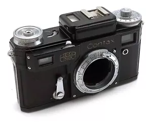 Arsenale sovietico copia della fotocamera Contax IIIa Zeiss Ikon NERO CORPO ECC. - Foto 1 di 4