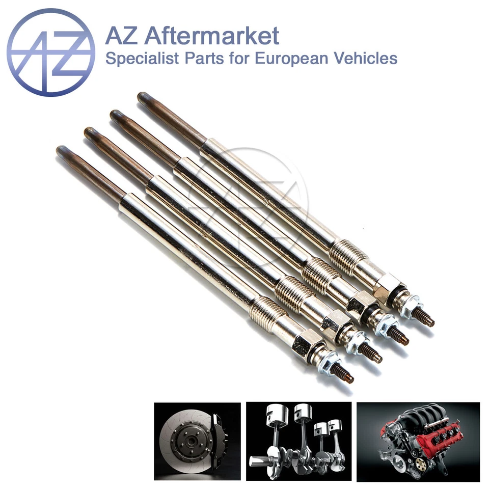 AZ 4X PARA JAGUAR X-TYPE 2.2 (2005-) ENCHUFE CALENTADOR DIÉSEL ENCHUFE CONJUNTO COMPLETO NUEVO Foto 1 de 1