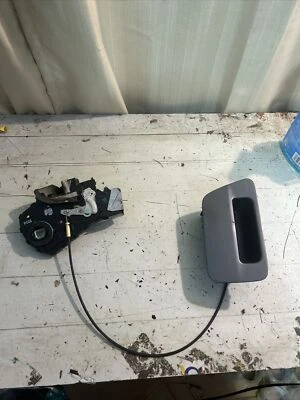 03-09 Lexus GX470 Rear Outer Tailgate Handle W/ Latch (ash blue 1e8) Tested - Image 1 of 4