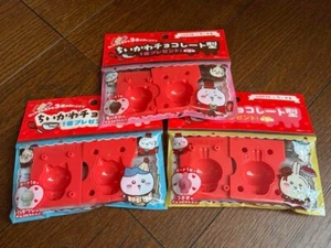Lotte Chiikawa Chocolater Mold tray Set of 3 hachiware usagi New - Picture 1 of 4