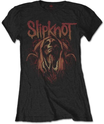 SLIPOKNOT Slipknot Evil Witch schwarzes Damen tailliertes T-Shirt OFFICIAL
