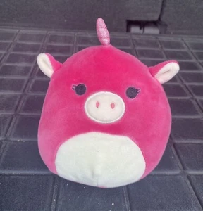 Juguete suave de peluche Kellytoy Squishmallows 5 pulgadas Zoe rosa unicornio cerdo - Imagen 1 de 10