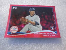 2014 Topps Update Checklist Red Hot Foil Masahiro Tanaka #US-200 Rookie RC