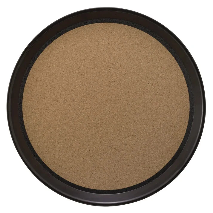 Winco Easy Hold Round Tray, 16-Inch, Black by Winco - Image 1 of 2