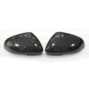 Real Carbon Fiber Wing Mirror Cover Caps Trim fit For Jaguar XE XF XJ 2015-2018 - Picture 1 of 5