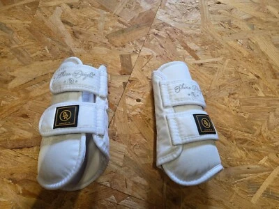 BR Gamaschen Pro Max Sehnenschoner S weiß glitzer silber - Bild 1 von 4