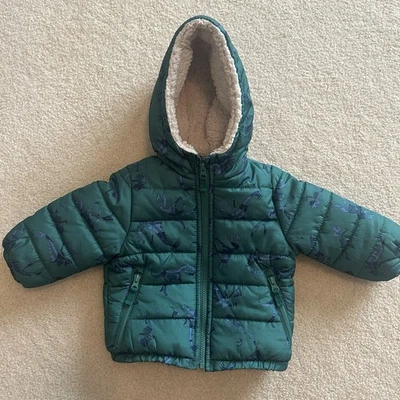 Зимняя куртка-пуховик Osh Kosh B'gosh Dinosaur размер 18 месяцев - Изображение 1 из 4