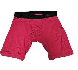 Shinesty Hammock Support Mens Long Boxer Briefs XL Red - Picture 1 of 5