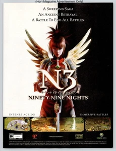 Ninety Nine Nights Epic Fantasy Combat Xbox360 2006 Werbung - Bild 1 von 5