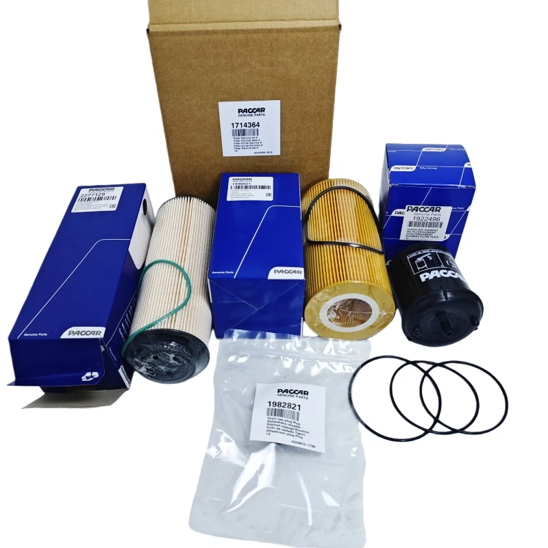 Oil & Fuel Filter Kit for MX-13 Engine 2277129, 1922496, 2234788 1714364 In Box Foto 1 de 4