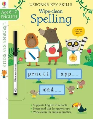 Wipe-clean Spelling 6-7 (Key Skills) by Jane Bingham Paperback / softback Book - Image 1 of 2