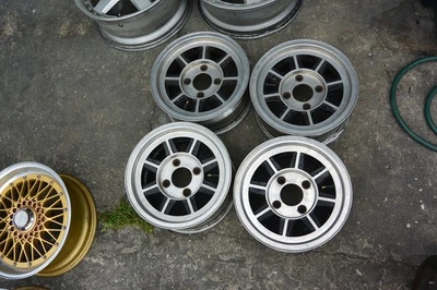 JDM Itall 日本 13 英寸轮辋适用于 ae86 ta22 datsun long champ ke70 dx hayashi — 第 1/4 张图片