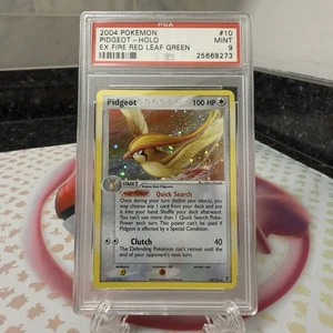 2004 Pokemon EX Fire Red & Leaf Green #10 Pidgeot-Holo PSA 9 Mint - Picture 1 of 7