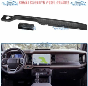 Dry Carbon Center Dashboard Panel Cover For 2021+ Ford Bronco Raptor Performance - Imagen 1 de 3