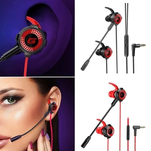Kabelgebundene Gaming-Headset-Kopfhörer in Ohr-Ohrhörern mit HD-Mikrofon - Afbeelding 1 van 8