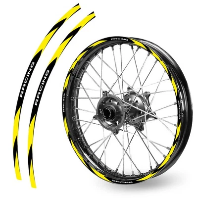 Yellow R01B MX Bikes Strips Rim Sticker For TM Racing 450EN EN450F 07-2021 Foto 1 de 4