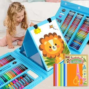 208 PCS Art SuppliesDrawing Art Kit for Kids Girls Boys Teens Artist Art Set ... - Picture 1 of 8