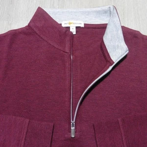 PETER MILLAR Herren M MEDIUM 1/4 ZIP PULLOVER CROWN COMFORT AUTUMN FOLIAGE PIQUE - Bild 1 von 14