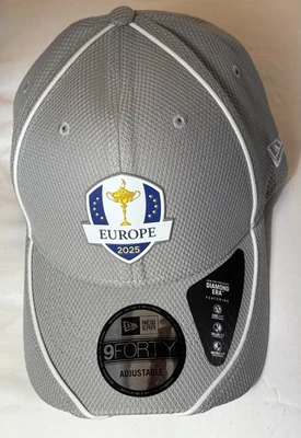 Gorra de golf Ryder Cup 2025 equipo Europa Bethpage negra gris nueva era Foto 1 de 4