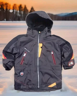 CHAQUETA CON CAPUCHA OBERMEYER I-GROW USO EXTENDIDO en Juvenil talla 3 Negra con Acentos Foto 1 de 4