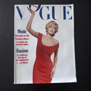 Vogue Paris 697 June 1989 Meisel Patitz Estelle Feurer Crawford Goude Porizkova - Imagen 1 de 1