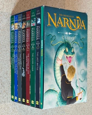 C.S. LEWIS -- Chronicles of Narnia Box Set + Trivia Boo - Image 1 of 4