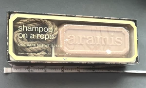 Vintage ARAMIS Body Shampoo Bar Soap On A Rope - 5.75 oz New in Box "AS IS" - Picture 1 of 5