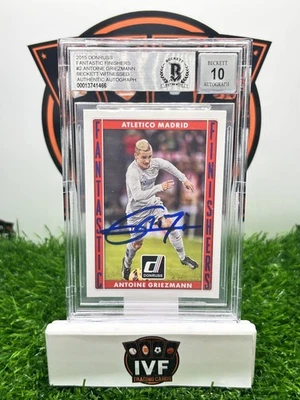 BAS 2015 Panini Donruss Fantastic Finishers Antoine Griezmann #2 BGS Authentic🔥 - Image 1 of 2