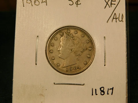 1904  Liberty Nickel   Item # 11817 Cover