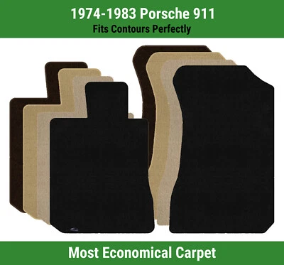 Lloyd Velourtex Front Row Carpet Mats for 1974-1983 Porsche 911  - Image 1 of 4