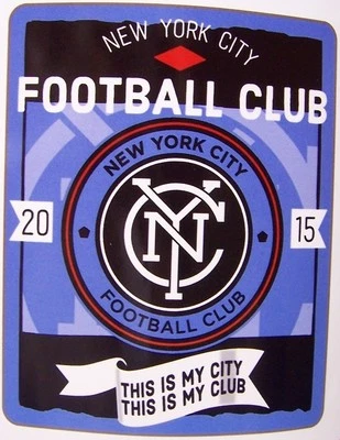 Blanket Fleece Throw MLS New York City Club NEW 50”x60” with protective sleeve - Image 1 of 2