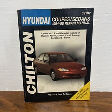 Hyundai Coupes/Sedans 1994-98 Chilton Books 32102 Repair Service Car Manual Used