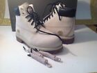 Timberland Youth Kids Boots 6" Premium Waterproof Shoes Cement SZ 1.5 M TB0A1J6E
