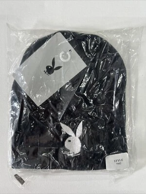 Playboy beanie black with white logo - Image 1 of 4