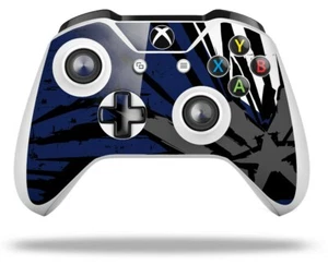 Skin for XBOX One S / X Controller Baja 0040 Blue Navy Vinyl Decal - Picture 1 of 5